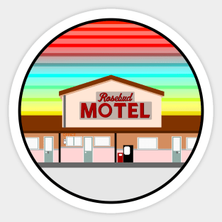 SCHITT'S CREEK ROSEBUD MOTEL Sticker